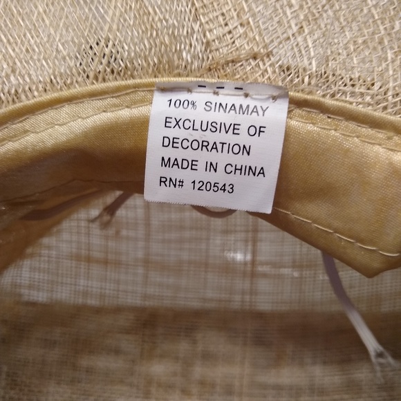 Beautiful natural fiber sun hat - Picture 5 of 5